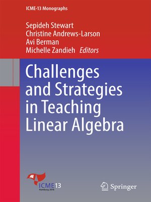 cover image of Challenges and Strategies in Teaching Linear Algebra